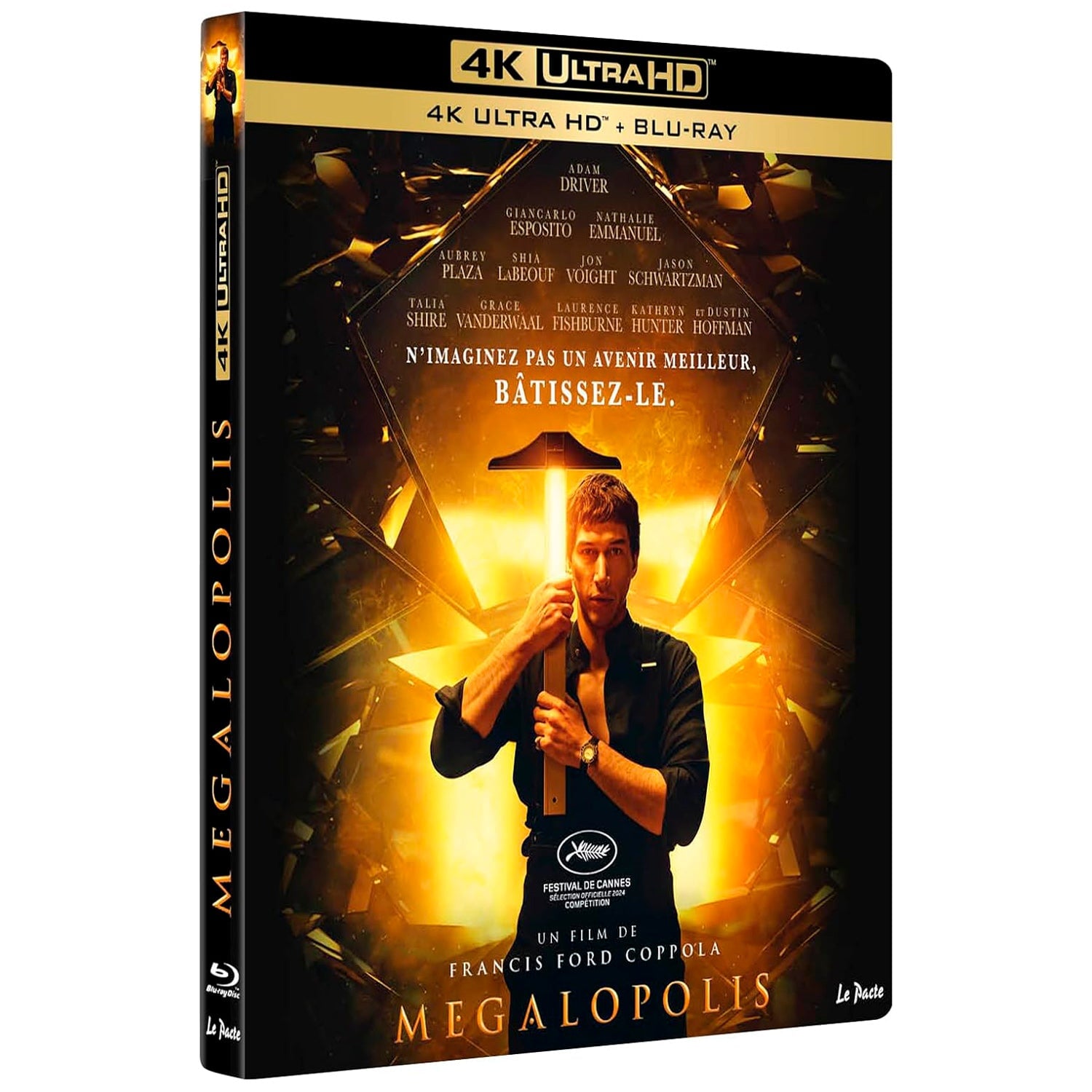 Мегалополис (2024) (англ. язык) (4K UHD + Blu-ray) Steelbook