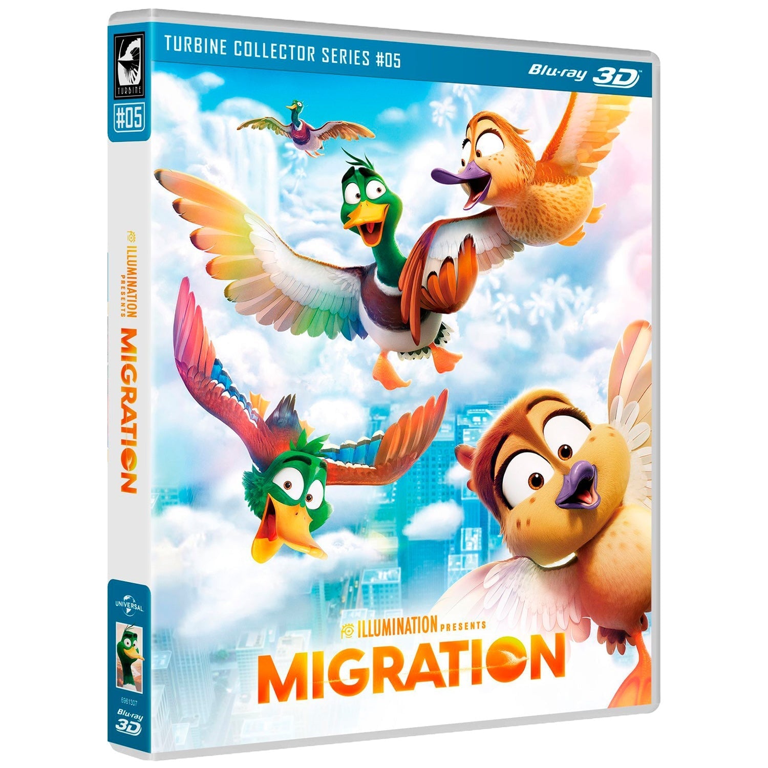 Миграция (2023) (англ. язык) (3D Blu-ray) Turbine Collector Series #05 (Blu-ray 3D)