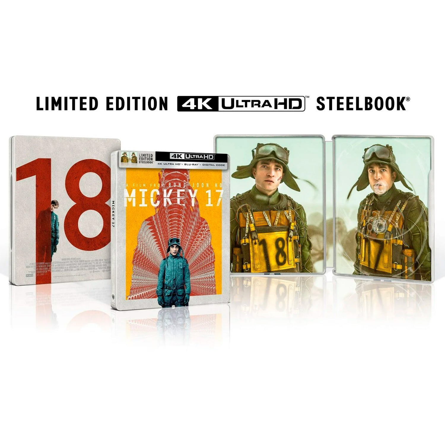 Микки 17 (2025) (англ. язык) (4K UHD + Blu-ray) Steelbook 3