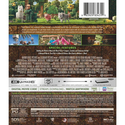 Minecraft в кино (2025) (англ. язык) (4K UHD Blu-ray)