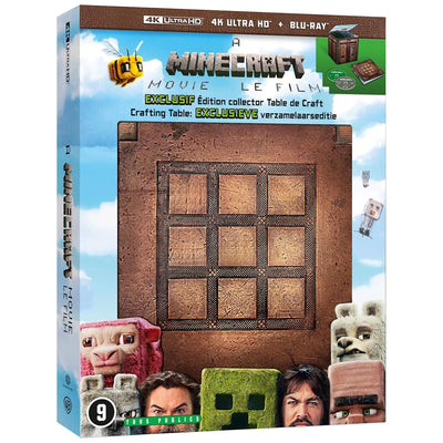 Minecraft в кино (2025) (англ. язык) (4K UHD + Blu-ray) Limited Cube Collector's Crafting Table Edition
