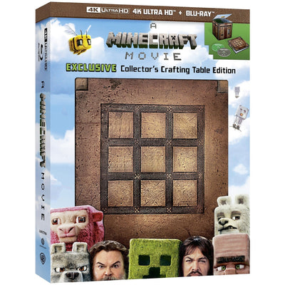 Minecraft в кино (2025) (англ. язык) (4K UHD + Blu-ray) Limited Cube Collector's Edition