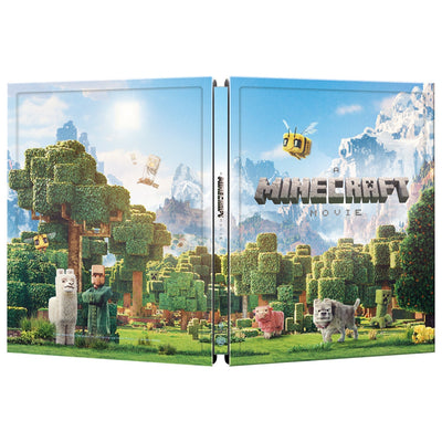 Minecraft в кино (2025) (англ. язык) (4K UHD + Blu-ray) Steelbook
