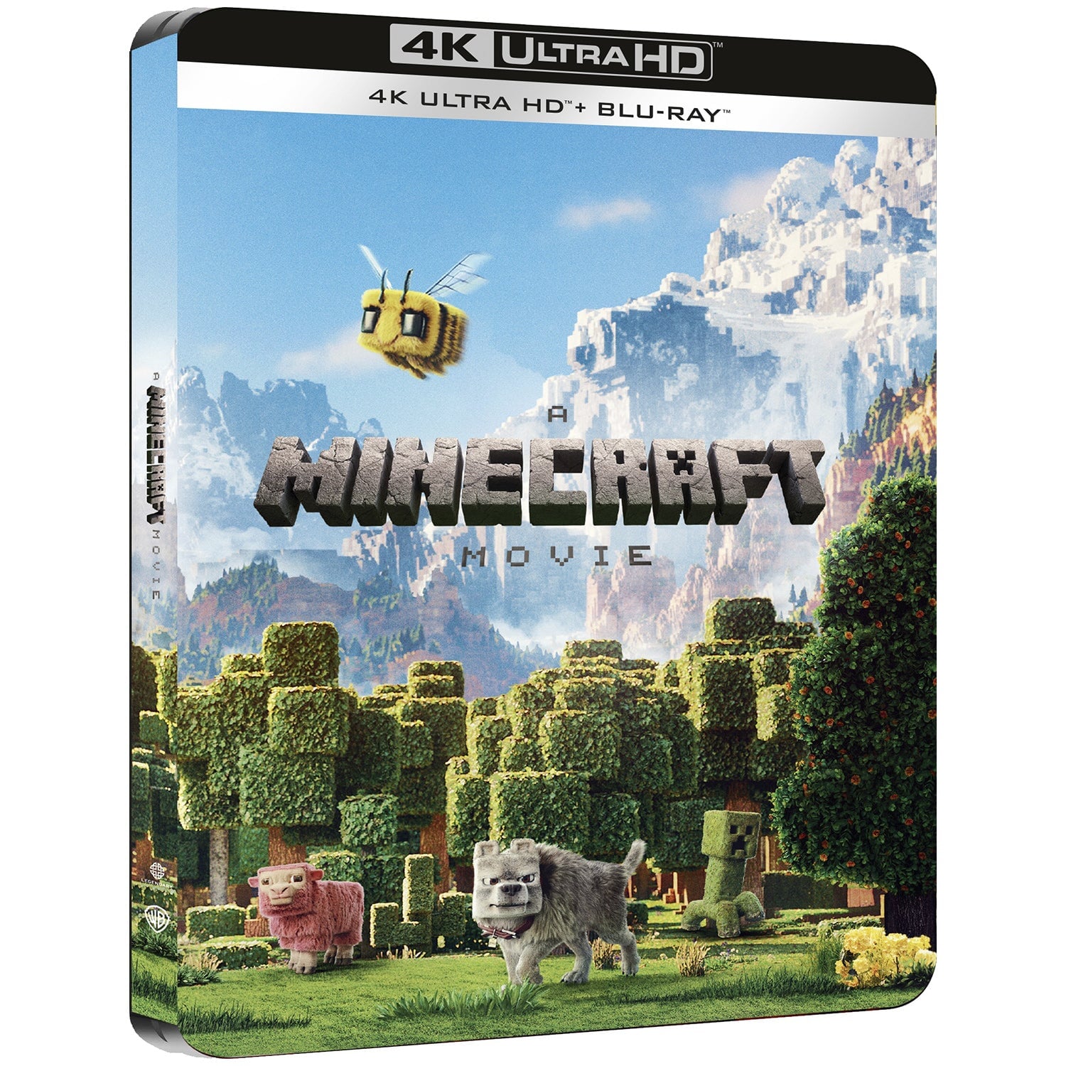 Minecraft в кино (2025) (англ. язык) (4K UHD + Blu-ray) Steelbook "Day" Edition