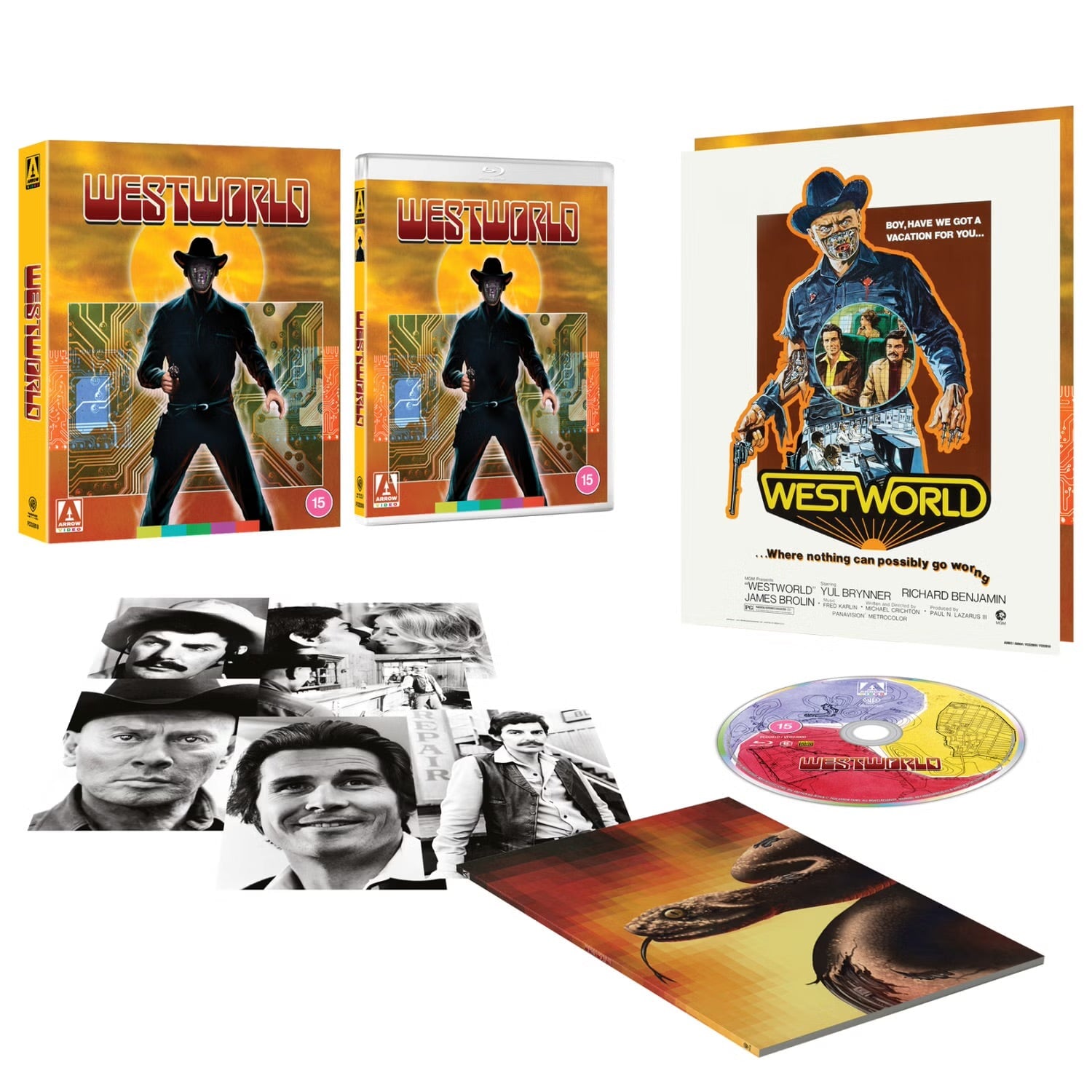 Мир Дикого Запада (1973) (англ. язык) (Blu-ray) Limited Edition