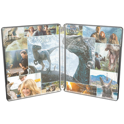 Мир Юрского периода: Трилогия (2015-2022) (англ. язык) (4K UHD Blu-ray) Steelbook