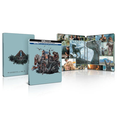 Мир Юрского периода: Трилогия (2015-2022) (англ. язык) (4K UHD Blu-ray) Steelbook