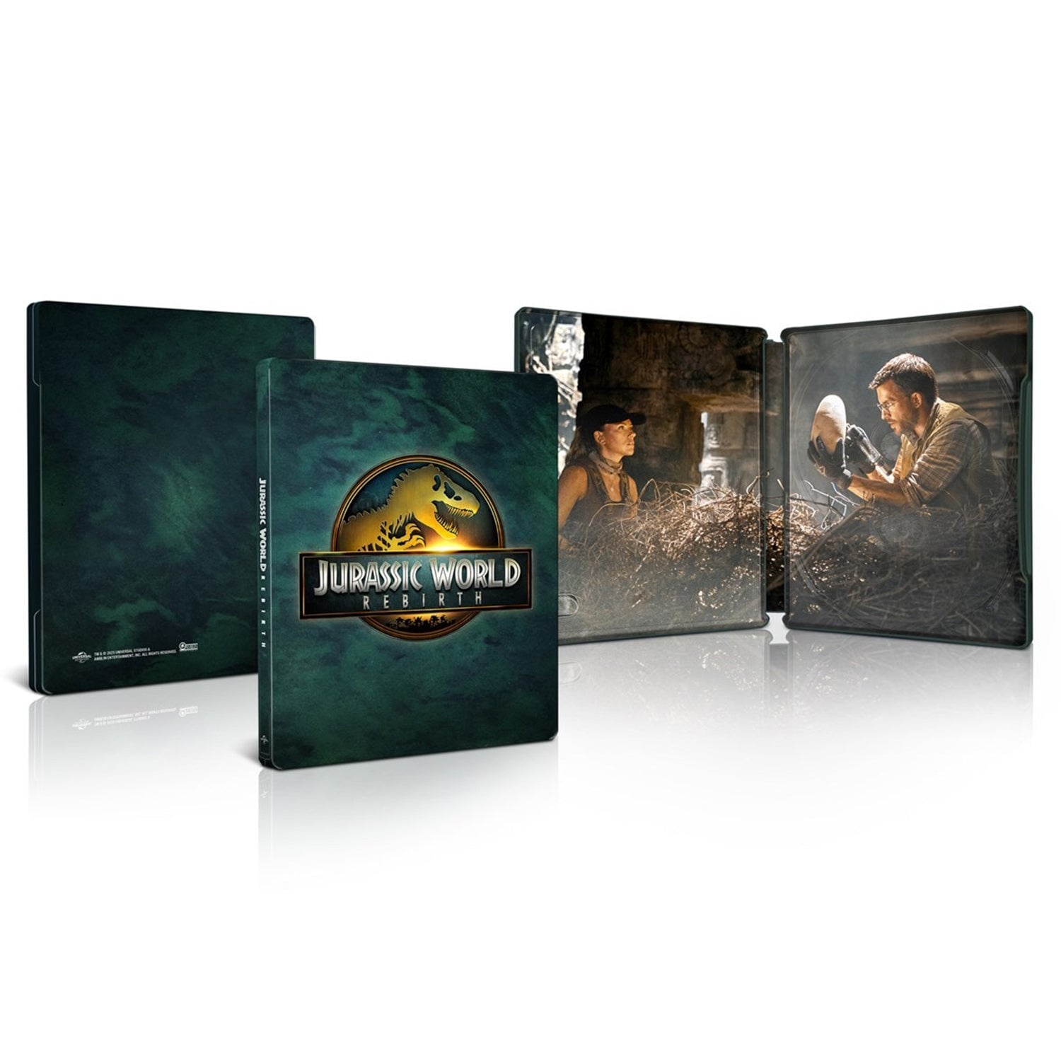 Мир Юрского периода: Возрождение (2025) (англ. язык) (4K UHD + Blu-ray) Steelbook