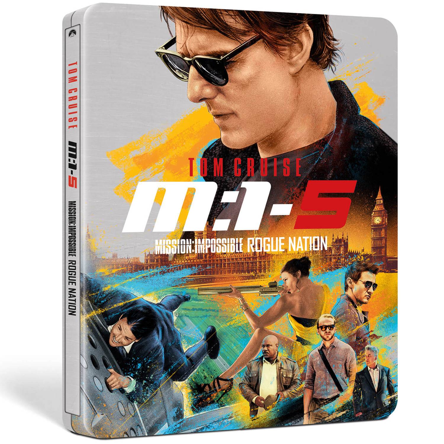 Миссия невыполнима 5: Племя изгоев (2015) (4K UHD + Blu-ray + Бонусный диск) Steelbook