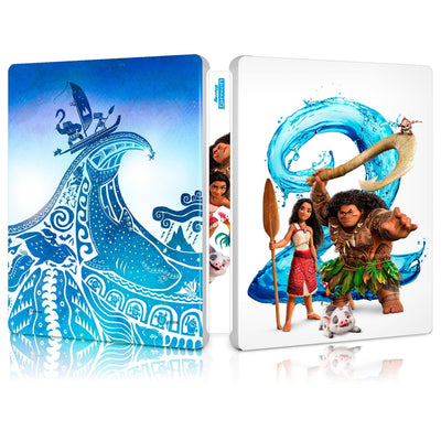 Моана 2 (2024) (англ. язык) (4K UHD + Blu-ray) Steelbook