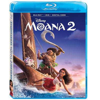 Моана 2 (2024) (англ. язык) (Blu-ray + DVD)