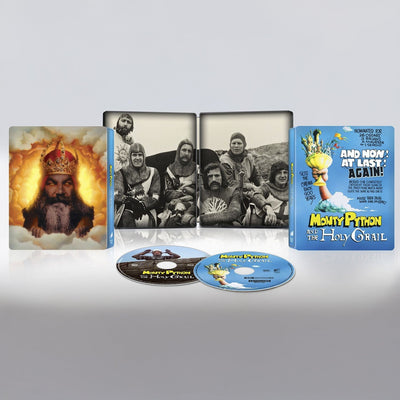 Монти Пайтон и Священный Грааль (1975) (англ. язык) (4K UHD + Blu-ray) Steelbook