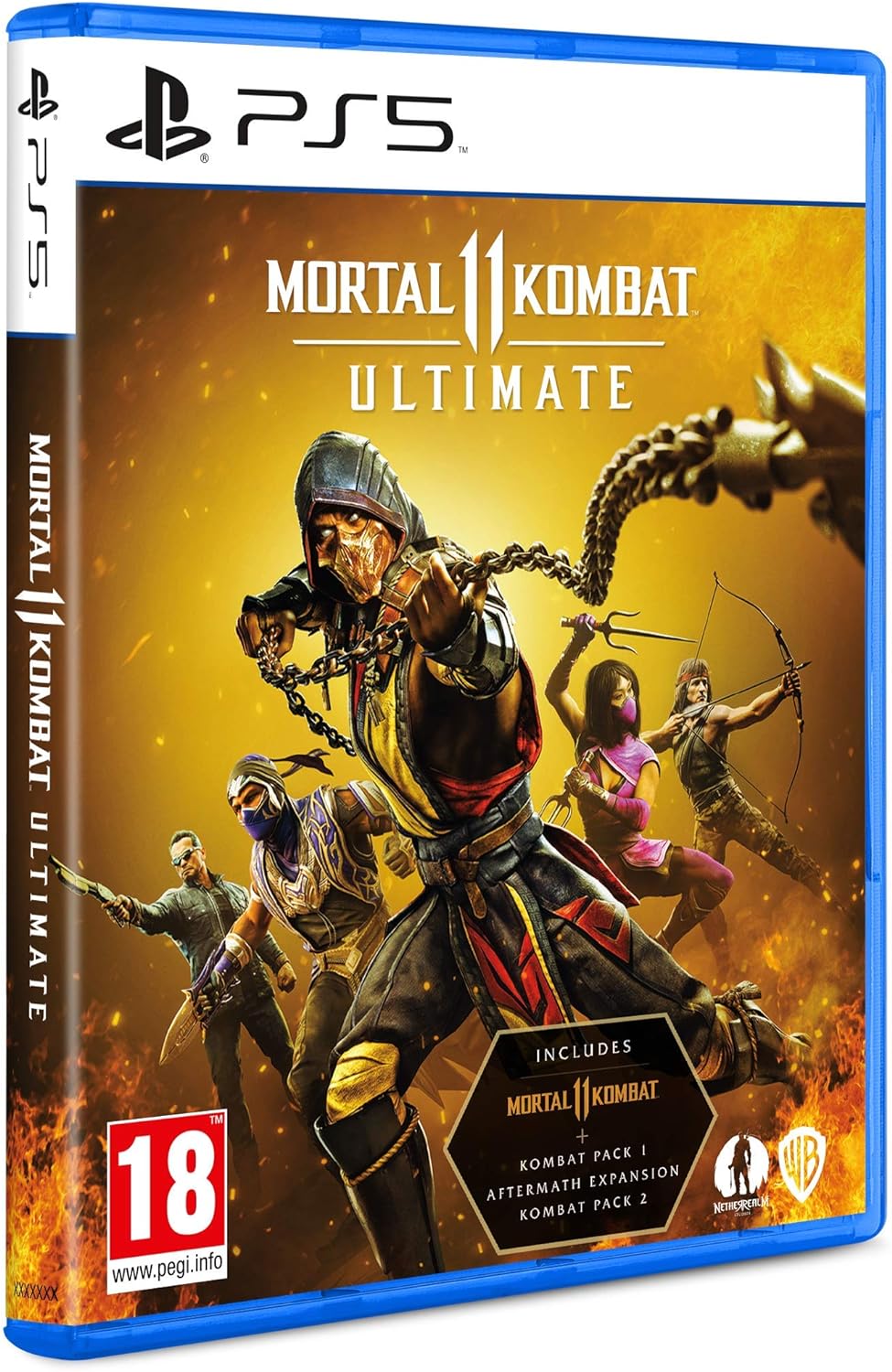 Mortal Kombat 11 Ultimate (PS5) (русс. субтитры) + Мортал Комбат (2021) (англ. яз.) (4K UHD + Blu-ray) Steelbook