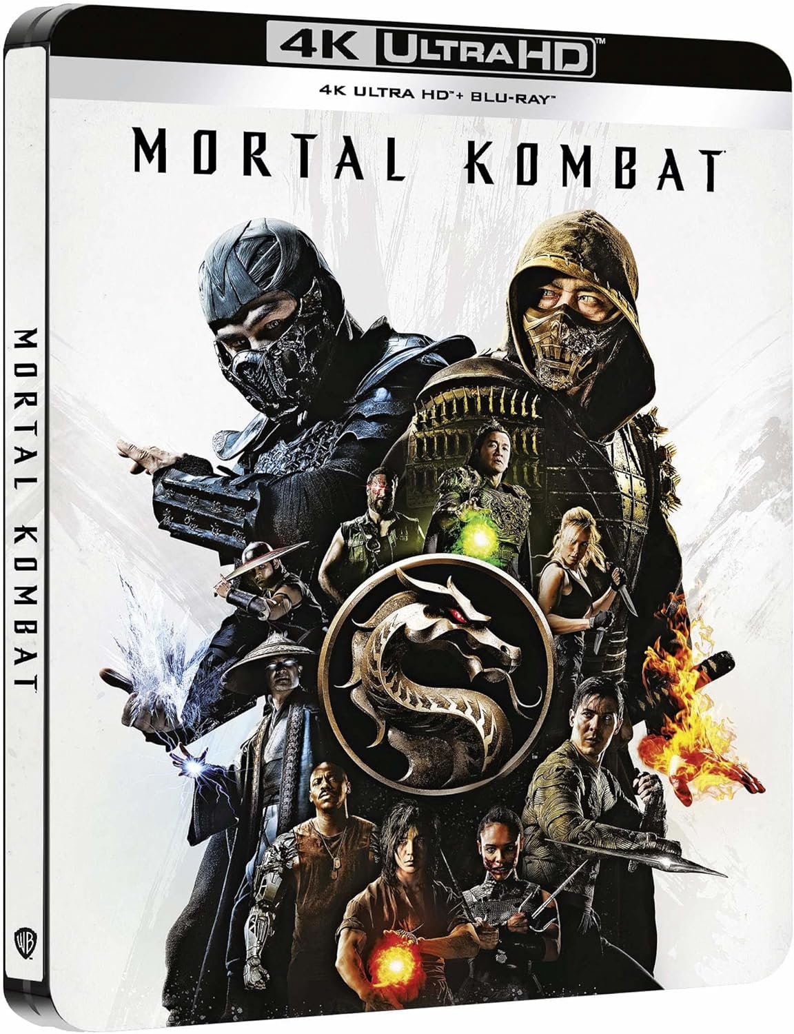 Mortal Kombat 11 Ultimate (PS5) (русс. субтитры) + Мортал Комбат (2021) (англ. яз.) (4K UHD + Blu-ray) Steelbook