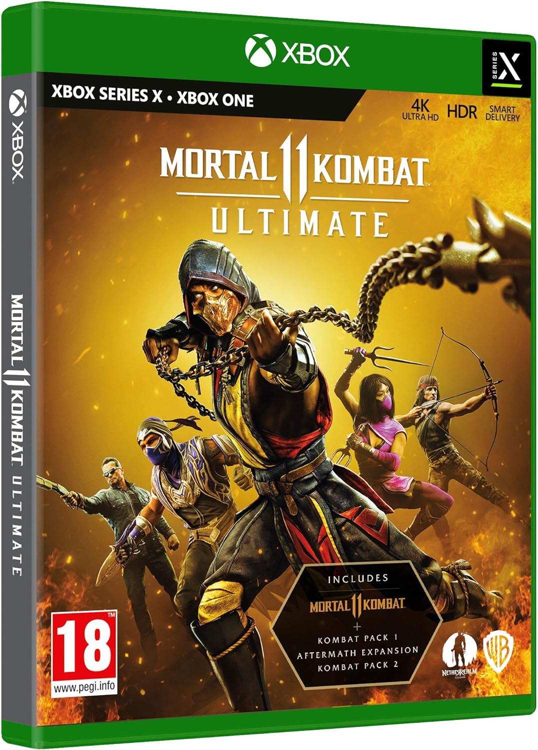 Mortal Kombat 11 Ultimate (Xbox) (русс. субтитры) + Мортал Комбат (2021) (англ. яз.) (4K UHD Blu-ray) Steelbook