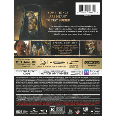 Мумия (2026) (англ. язык) (4K UHD + Blu-ray) Steelbook