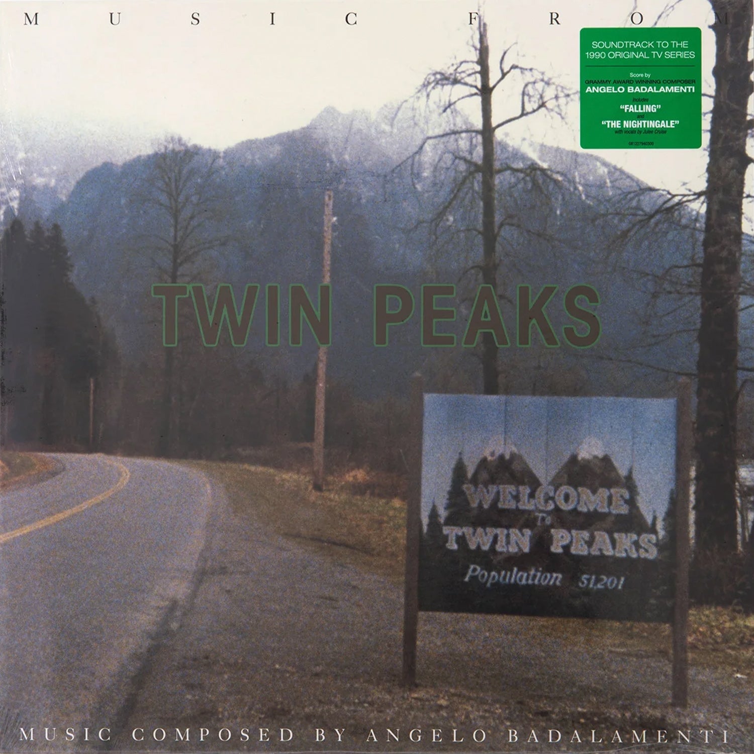 Music From Twin Peaks (Music Composed by Angelo Badalamenti) (Green Vinyl LP)