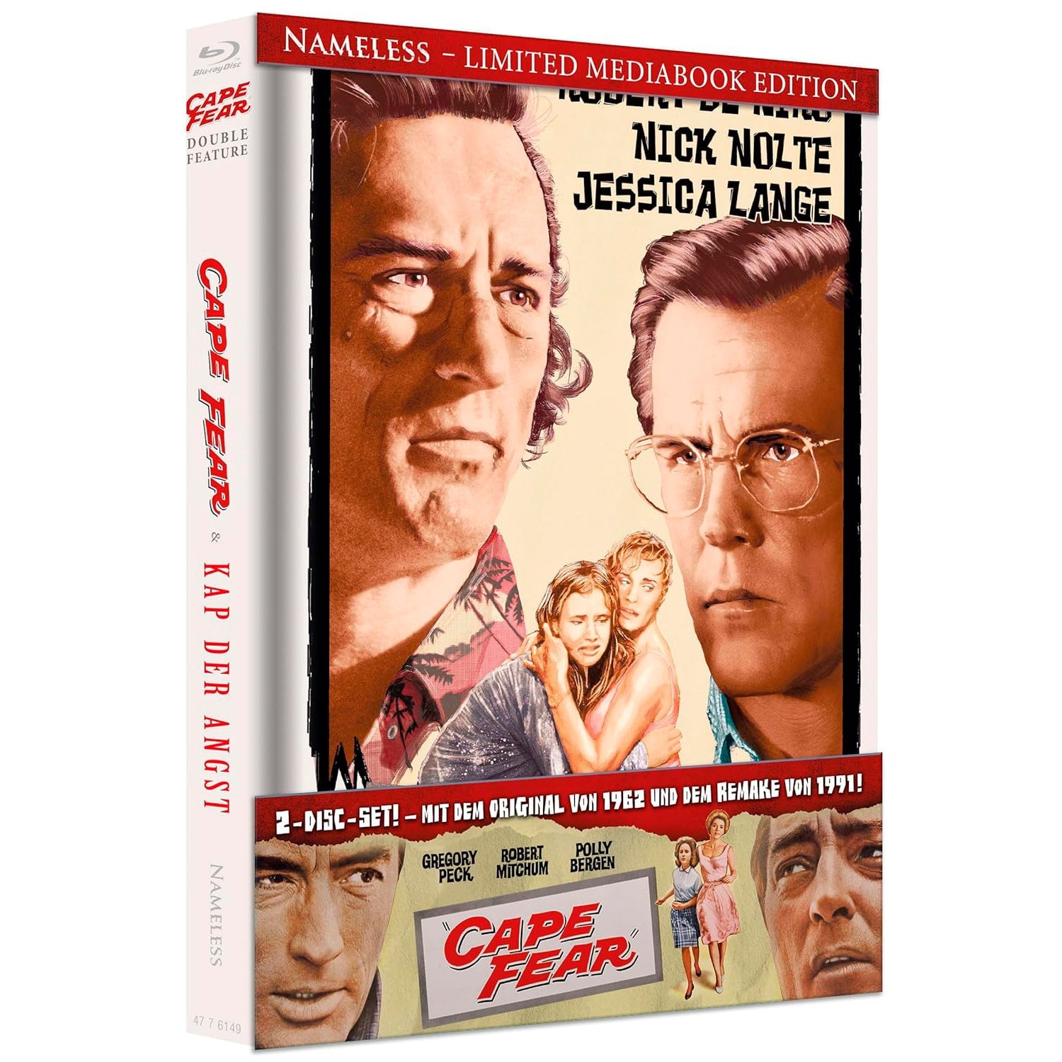 Мыс Страха (1962) / Мыс Страха (1991) (2 Blu-ray) Limited Mediabook Edition (Cover B)