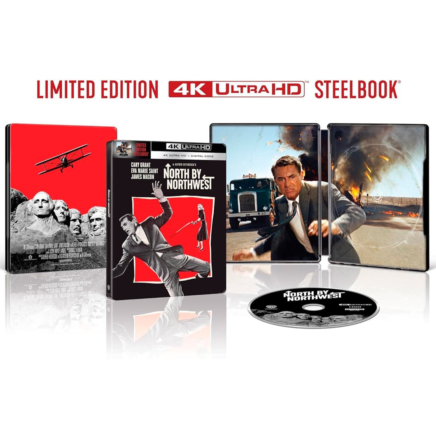 На север через северо-запад (1959) (англ. язык) (4K UHD Blu-ray) Steelbook