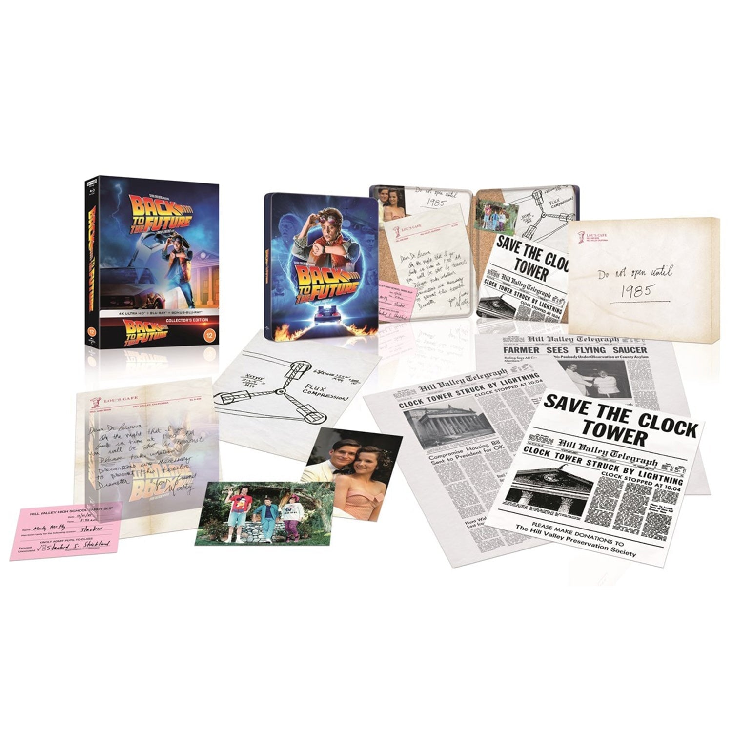 Назад в будущее (1985) (4K UHD + 2 Blu-ray) Steelbook Limited Collector's Edition [40th Anniversary]