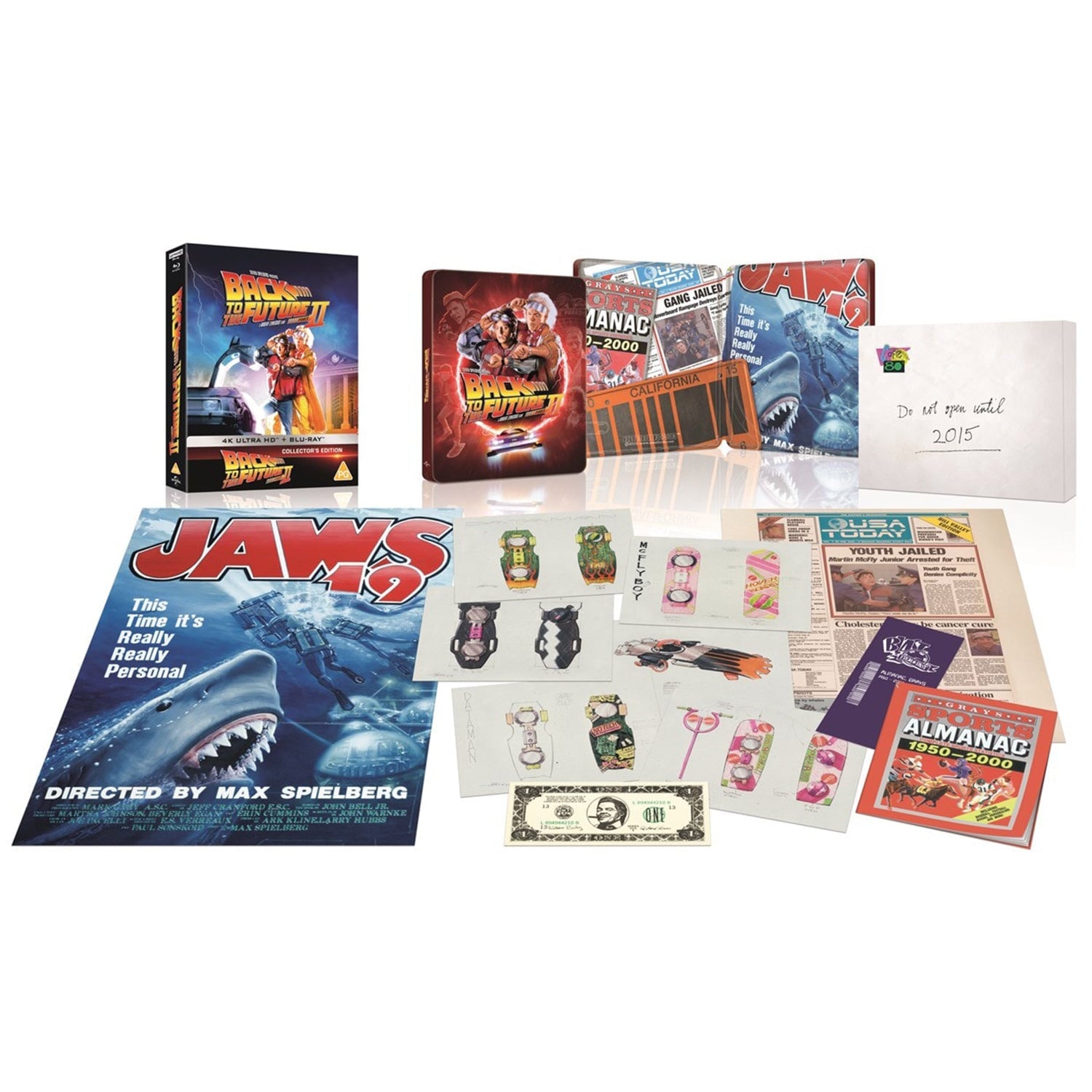 Назад в будущее 2 (1989) (4K UHD + 2 Blu-ray) Steelbook Limited Collector's Edition [40th Anniversary]