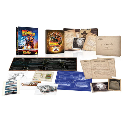 Назад в будущее 3 (1990) (4K UHD + 2 Blu-ray) Steelbook Limited Collector's Edition [40th Anniversary]