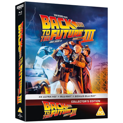 Назад в будущее 3 (1990) (4K UHD + 2 Blu-ray) Steelbook Limited Collector's Edition [40th Anniversary]