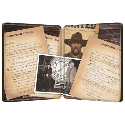 Назад в будущее 3 (1990) (англ. язык) (4K UHD + 2 Blu-ray) Steelbook [40th Anniversary]