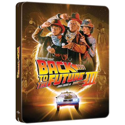 Назад в будущее 3 (1990) (англ. язык) (4K UHD + 2 Blu-ray) Steelbook [40th Anniversary]