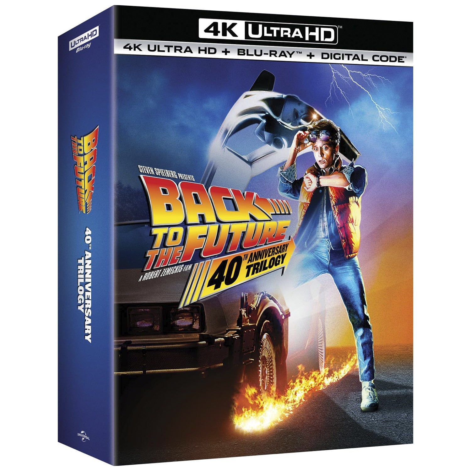 Назад в будущее: Трилогия (англ. язык) (4K UHD + Blu-ray) [40th Anniversary]