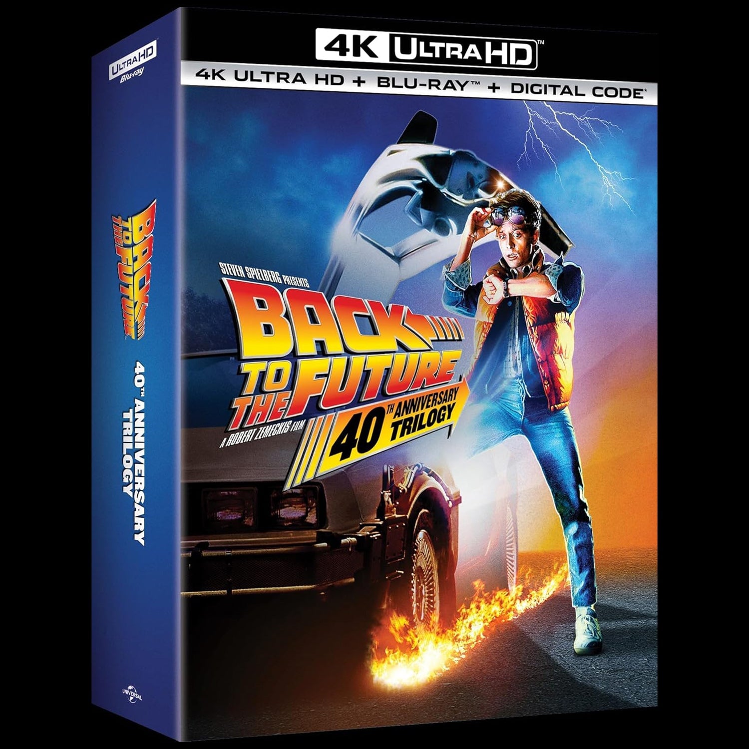 Назад в будущее: Трилогия (англ. язык) (4K UHD + Blu-ray) [40th Anniversary]