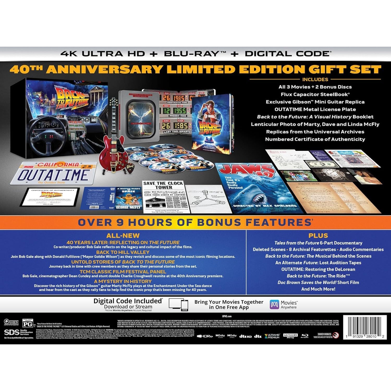 Back to the Future Trilogy (4K UHD + Blu-ray) Steelbook