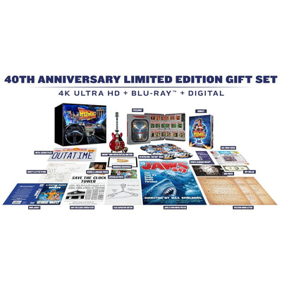 Назад в будущее: Трилогия (англ. язык) (4K UHD + Blu-ray) Steelbook Limited Edition Premium Gift Set [40th Anniversary]