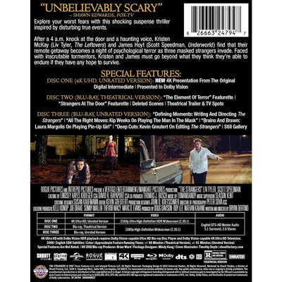 Незнакомцы (2008) (англ. язык) (4K UHD + 2 Blu-ray) Steelbook