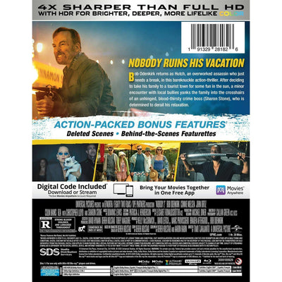 Никто 2 (2025) (англ. язык) (4K UHD + Blu-ray) Steelbook