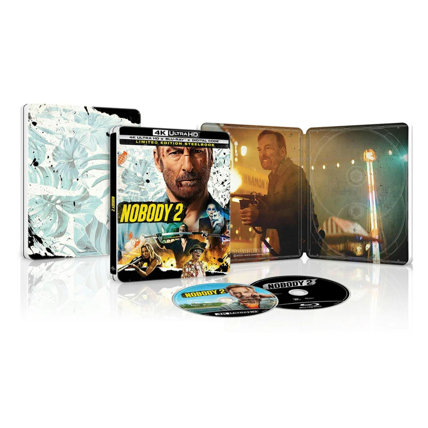 Никто 2 (2025) (англ. язык) (4K UHD + Blu-ray) Steelbook