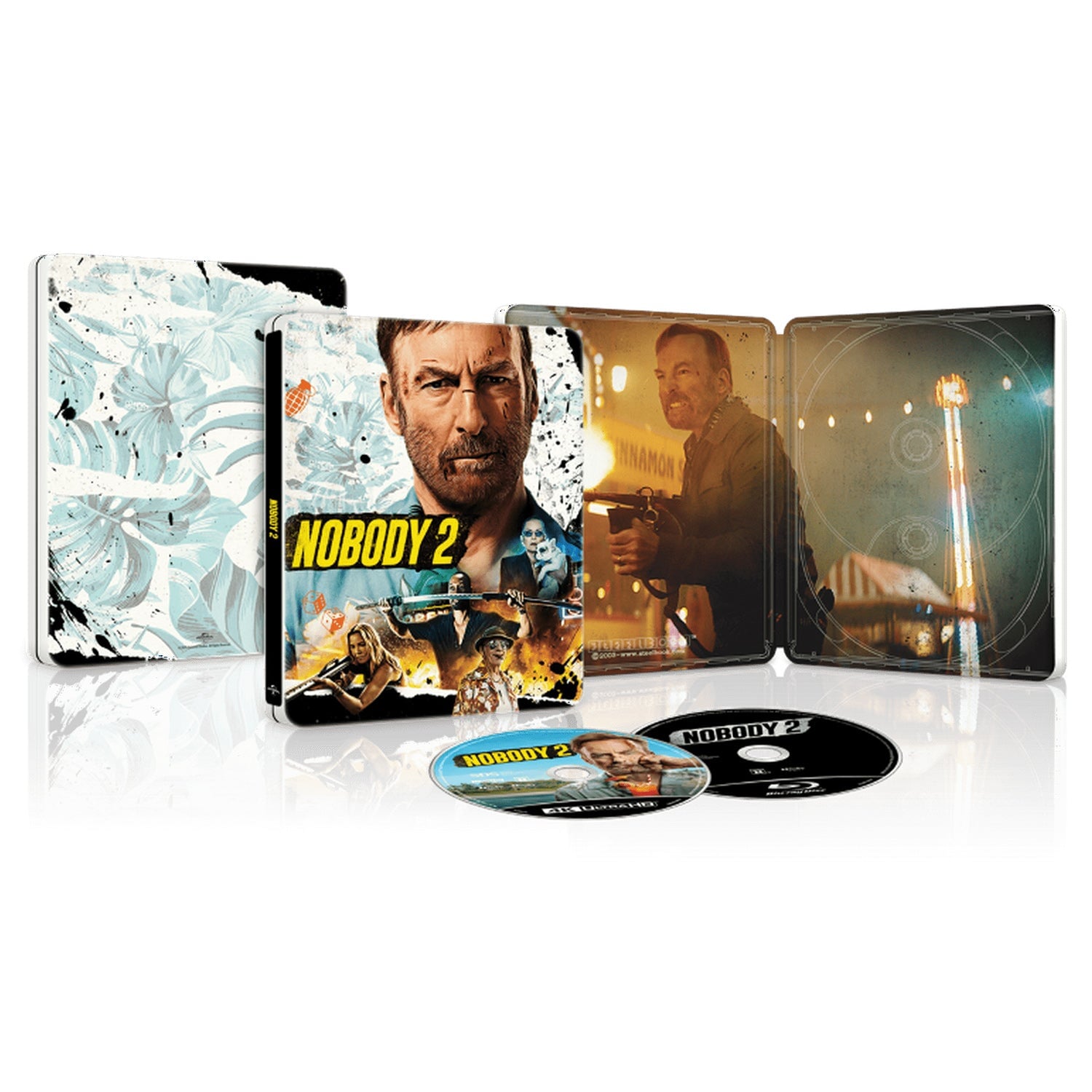 Никто 2 (2025) (англ. язык) (4K UHD + Blu-ray) Steelbook