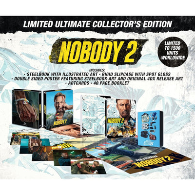 Никто 2 (2025) (англ. язык) (4K UHD + Blu-ray) Steelbook Ultimate Collector's Edition