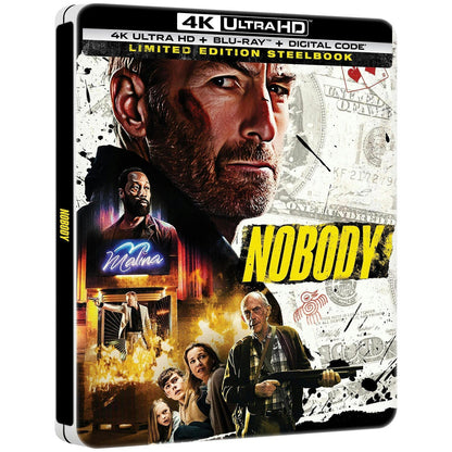 Никто (2021) (англ. язык) (4K UHD + Blu-ray) Steelbook