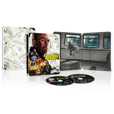 Никто (2021) (англ. язык) (4K UHD + Blu-ray) Steelbook