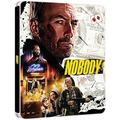 Никто (2021) (англ. язык) (4K UHD + Blu-ray) Steelbook Collector's Edition