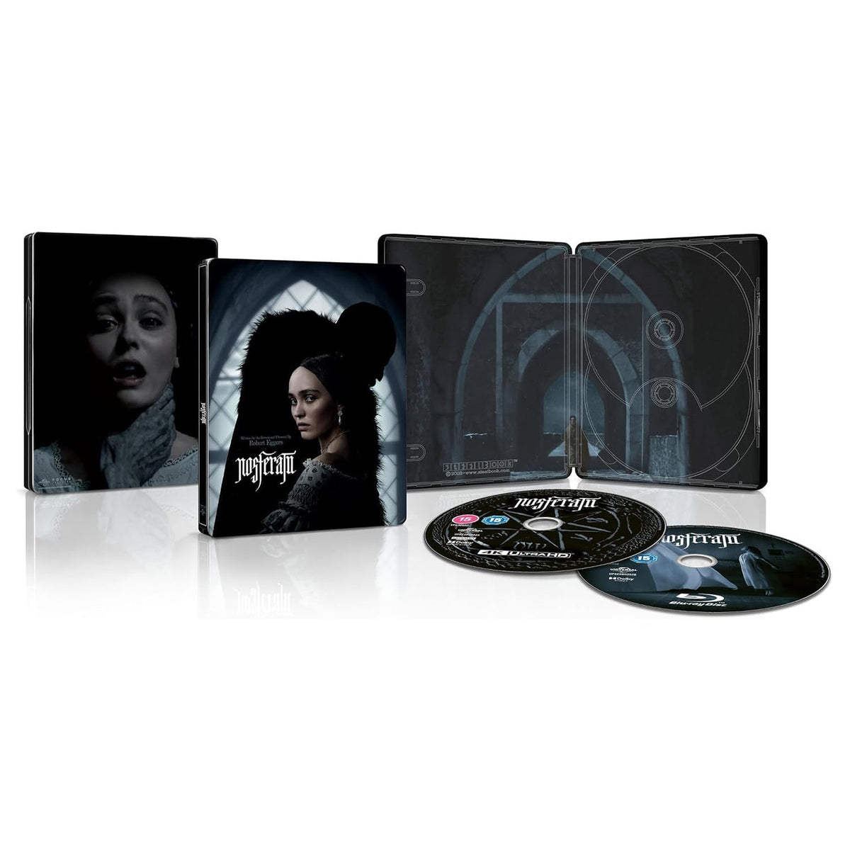 Носферату (2024) [Расширенная версия] (англ. язык) (4K UHD + Blu-ray) Limited Edition Steelbook