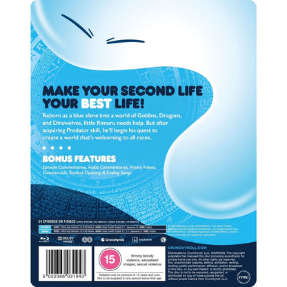 О моём перерождении в слизь: Сезон 1 (2018) (англ. язык) (4 Blu-ray) Steelbook