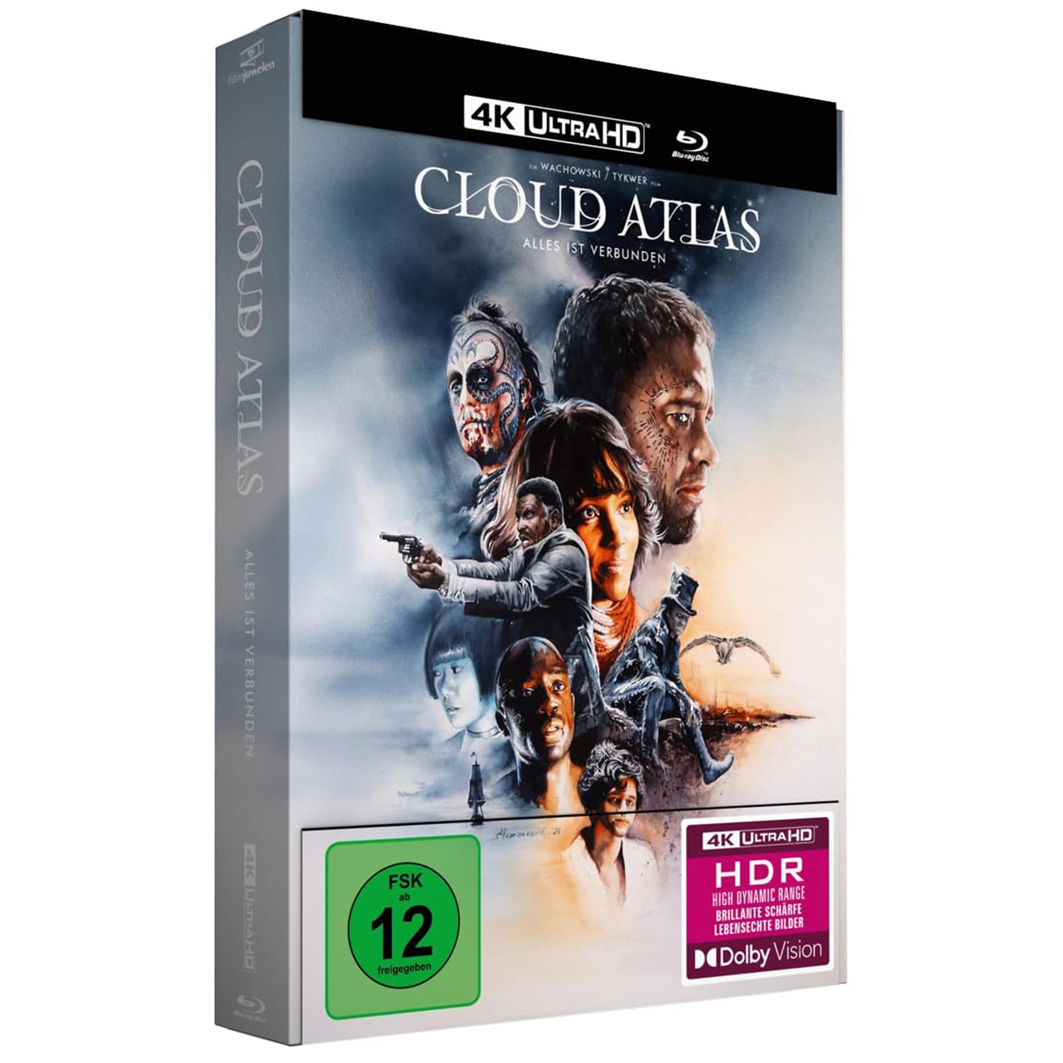 Облачный атлас (2012) (англ. язык) (4K UHD + Blu-ray) Limited Collector's Edition Mediabook