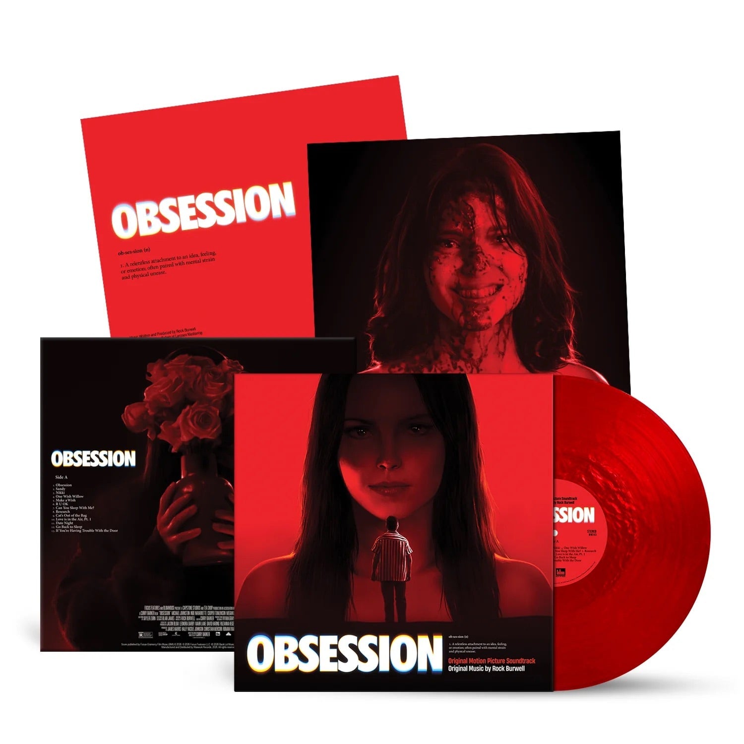 Obsession (Original Motion Picture Soundtrack) (Pearlescent Red Colored Vinyl LP)