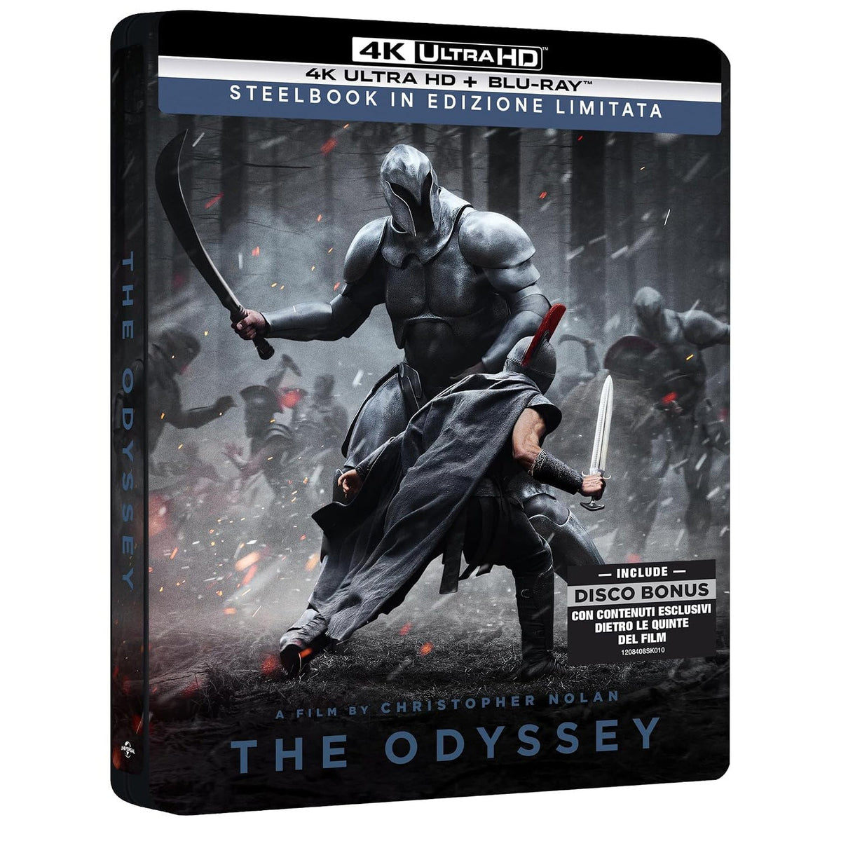 Одиссея (2026) (англ. язык) (4K UHD + 2 Blu-ray) Steelbook