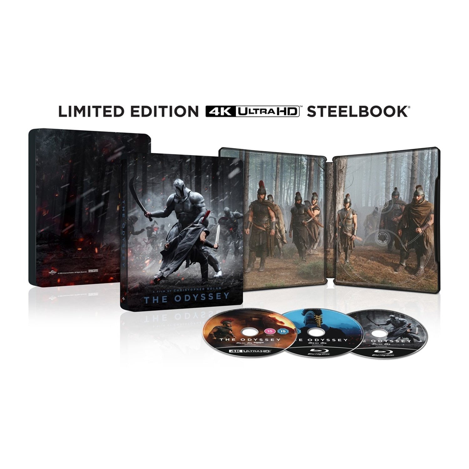 The Odyssey (2026) (4K UHD + 2 Blu-ray) Steelbook Ultimate