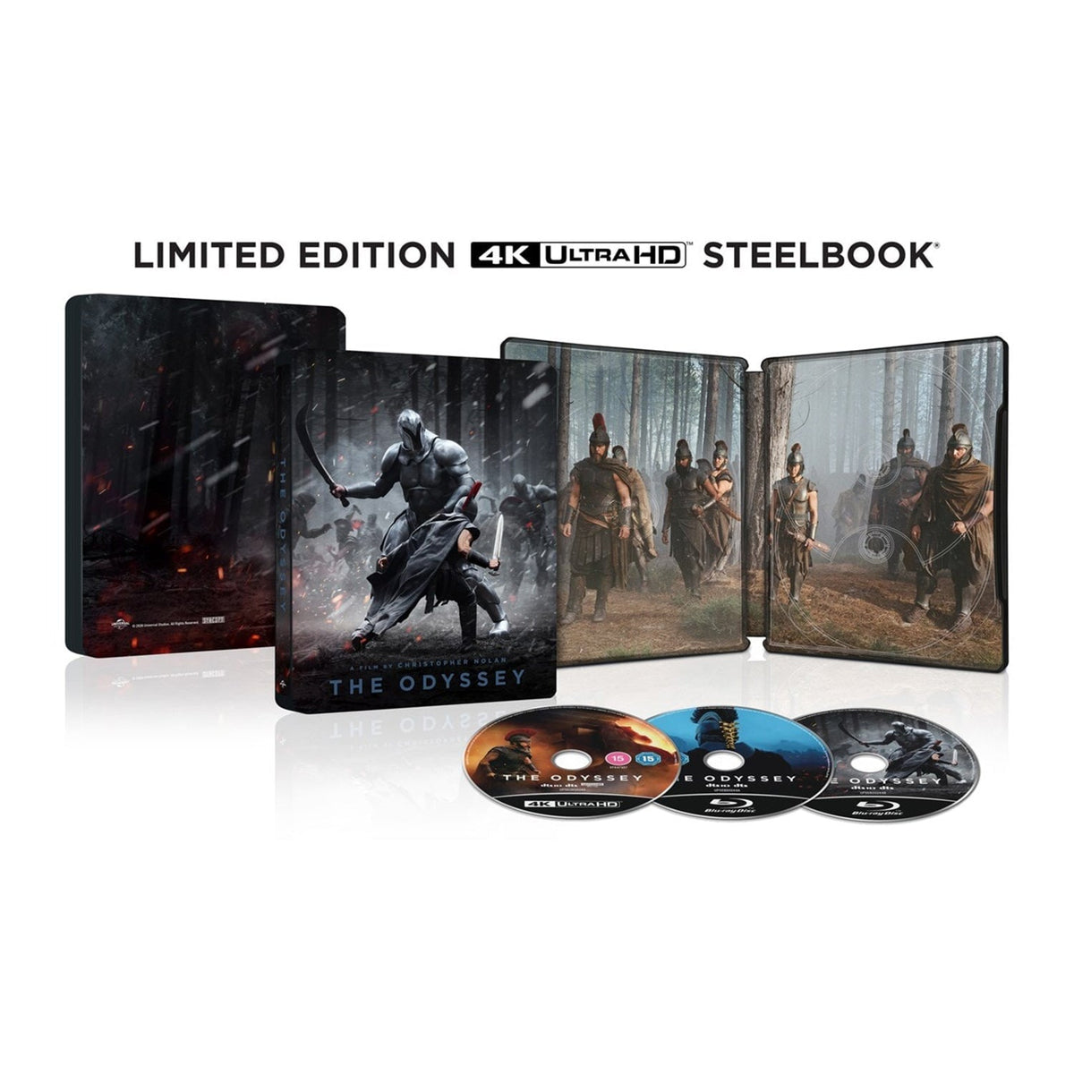 Одиссея (2026) (англ. язык) (4K UHD + 2 Blu-ray) Steelbook Ultimate Collector's Edition