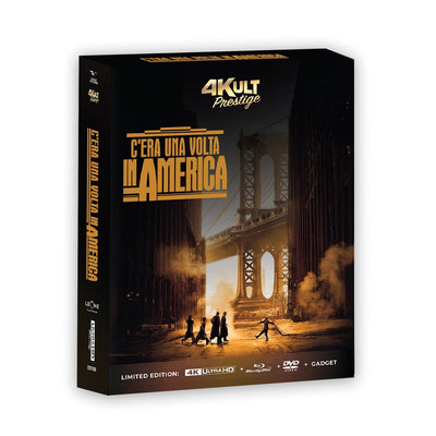 Однажды в Америке (1984) [Расширенная версия] (англ. язык) (2 4K UHD + 2 Blu-ray + 2 DVD) Limited Edition [4Kult Prestige]