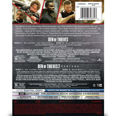 Охота на воров / Охота на воров 2: Пантера (англ. язык) (4K UHD + Blu-ray) Steelbook Collection